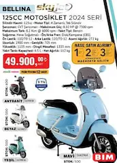 SKYJET BELLİNA 125 CC MOTOSİKLET
